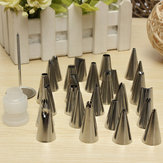 26pcs Icing Piping Nozzles Cake Cookie Decorating Crafts Tip Set